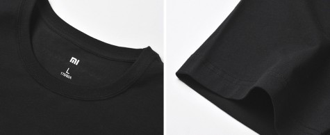 Футболка Xiaomi MiX pattern round neck short sleeve T shirt Black S 1170800052